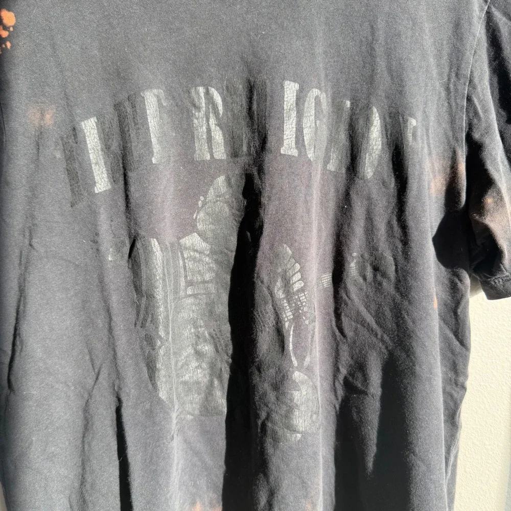 True Religion Distressed‎ Black T-Shirt Size Medium